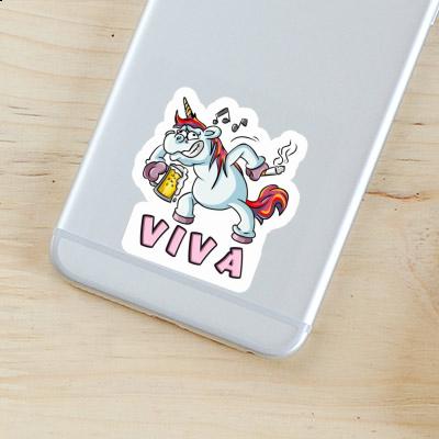 Sticker Unicorn Viva Image