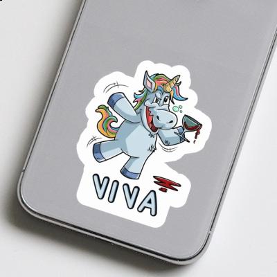 Autocollant Viva Licorne Image