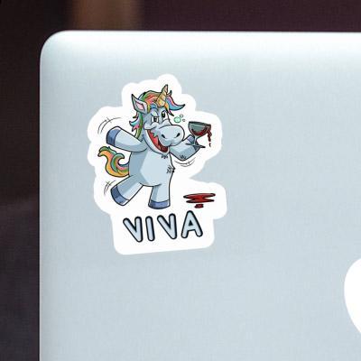 Autocollant Viva Licorne Laptop Image