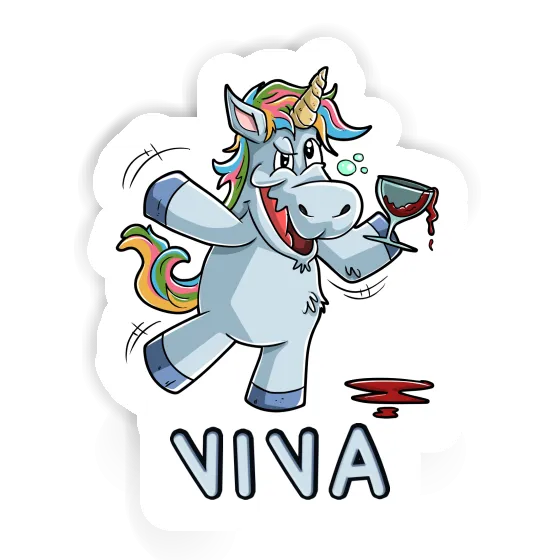 Sticker Viva Unicorn Laptop Image