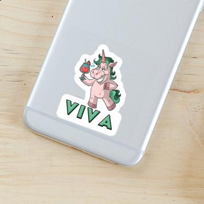 Sticker Viva Party Unicorn Laptop Image