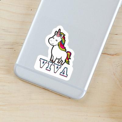 Sticker Unicorn Viva Image