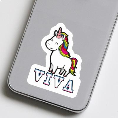 Aufkleber Einhorn Viva Laptop Image