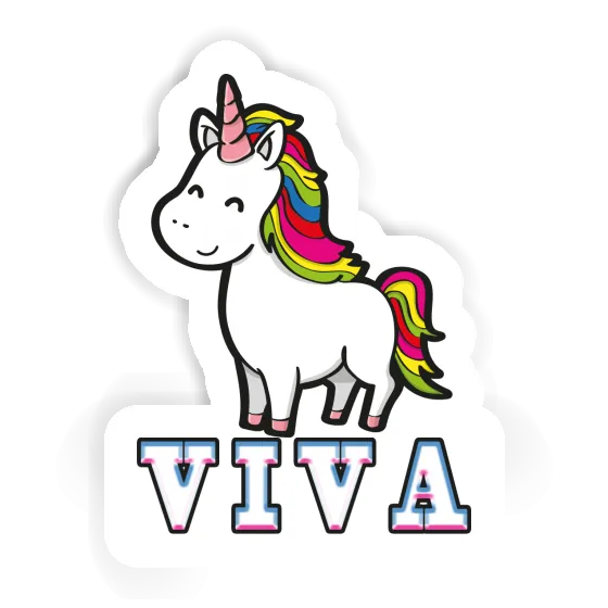 Sticker Unicorn Viva Notebook Image