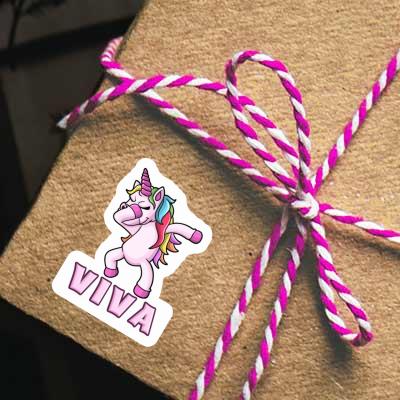 Dabbing Unicorn Sticker Viva Laptop Image