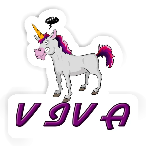 Viva Sticker Unicorn Notebook Image