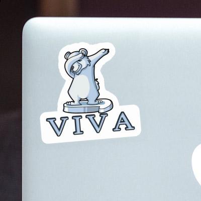 Polar Bear Sticker Viva Notebook Image