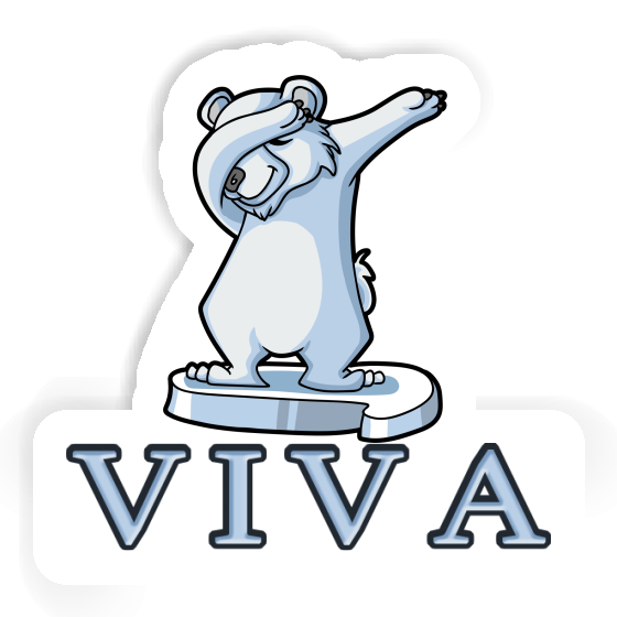 Polar Bear Sticker Viva Laptop Image