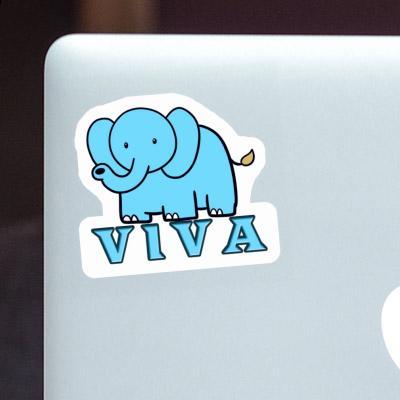 Viva Sticker Elephant Notebook Image