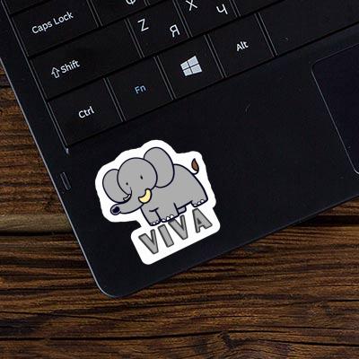 Sticker Viva Elephant Image