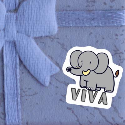 Sticker Viva Elephant Gift package Image