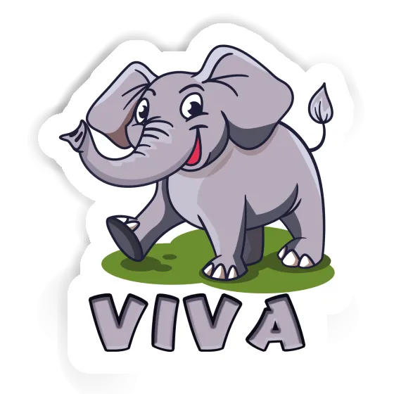 Viva Sticker Elephant Notebook Image