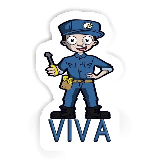 Electrician Sticker Viva Notebook Image