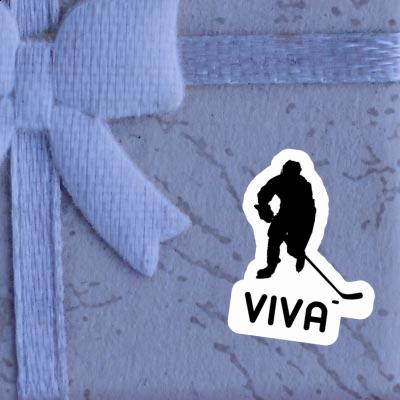 Sticker Hockey Player Viva Image