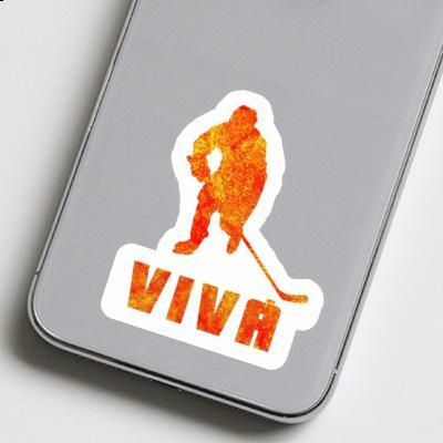 Sticker Viva Hockey Player Image