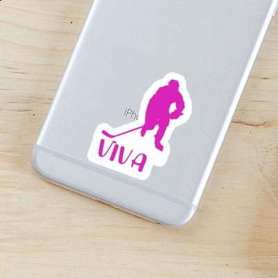 Sticker Viva Hockey Player Image