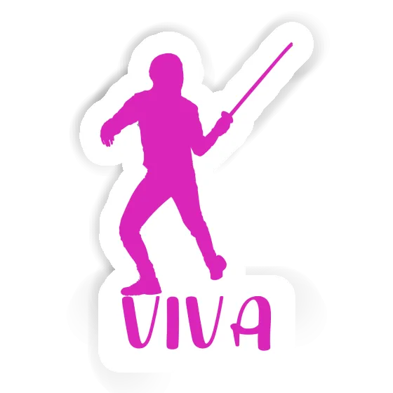 Viva Sticker Fencer Image