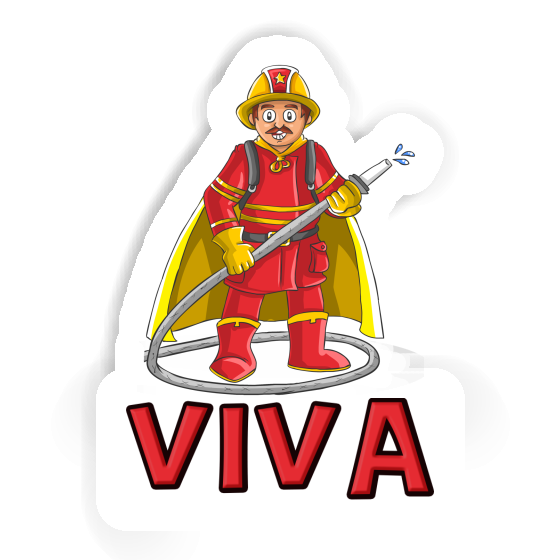 Sticker Firefighter Viva Image