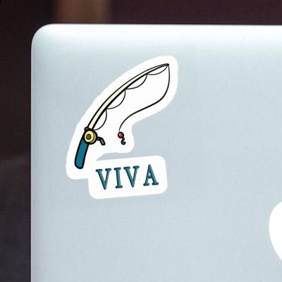 Viva Sticker Fishing Rod Image