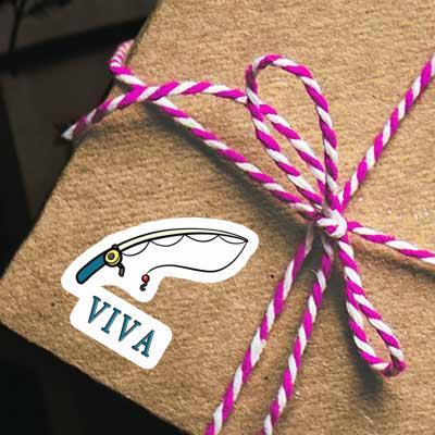 Viva Sticker Fishing Rod Image