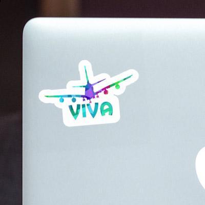 Sticker Viva Airplane Gift package Image