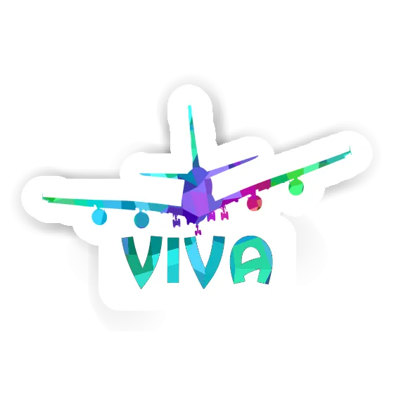 Sticker Viva Airplane Gift package Image