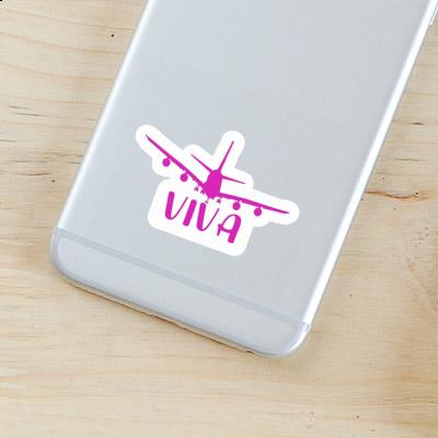 Sticker Airplane Viva Gift package Image