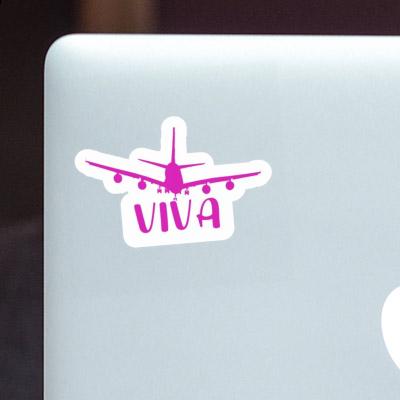 Sticker Airplane Viva Image