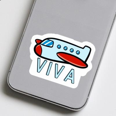 Sticker Viva Flugzeug Gift package Image