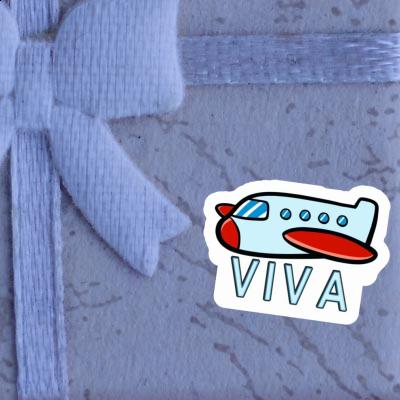 Sticker Viva Flugzeug Laptop Image