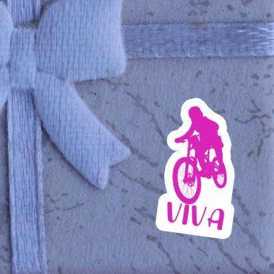 Sticker Viva Freeride Biker Image