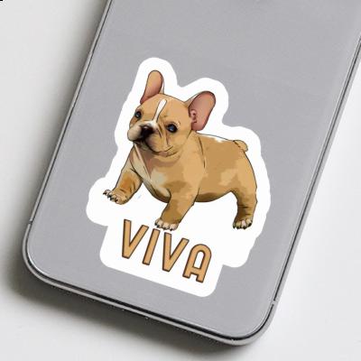 Sticker Viva French Bulldog Laptop Image