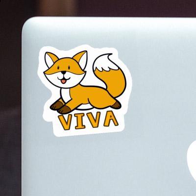 Sticker Viva Fox Notebook Image