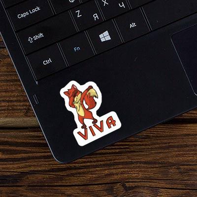 Viva Sticker Dabbing Fox Image