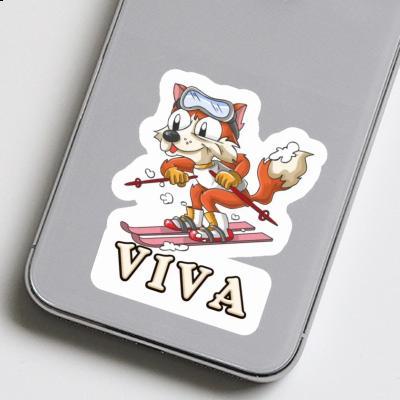 Sticker Skifahrer Viva Notebook Image