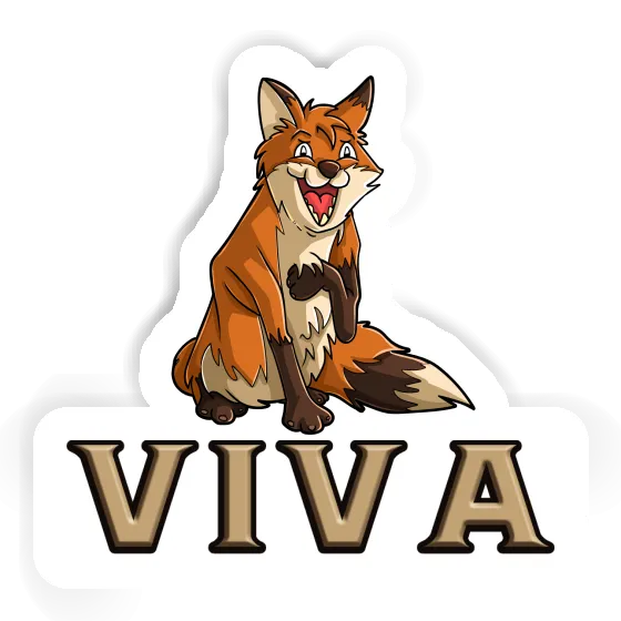 Sticker Fox Viva Laptop Image