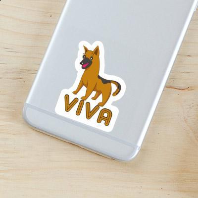 Chien de berger Autocollant Viva Gift package Image