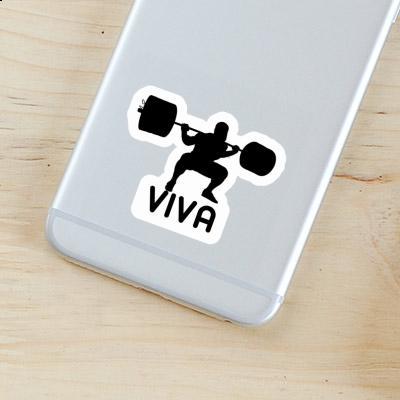 Viva Sticker Weightlifter Image