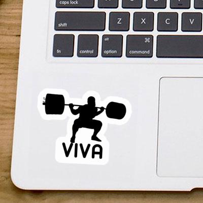 Viva Sticker Weightlifter Image