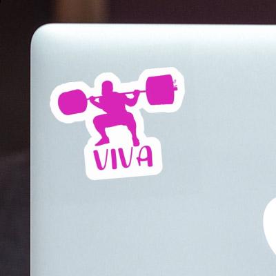 Viva Sticker Weightlifter Image