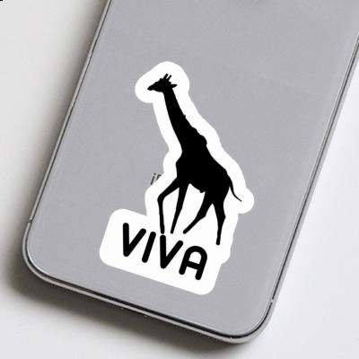 Sticker Giraffe Viva Image