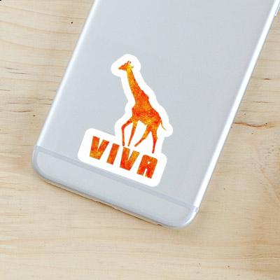 Giraffe Sticker Viva Notebook Image