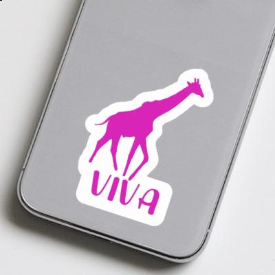 Sticker Giraffe Viva Laptop Image