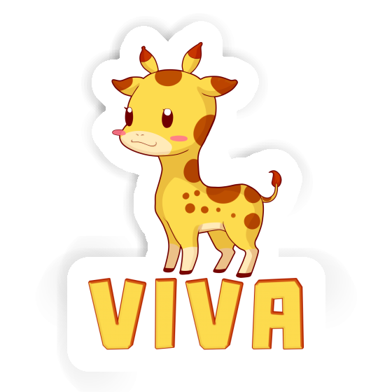 Giraffe Sticker Viva Notebook Image