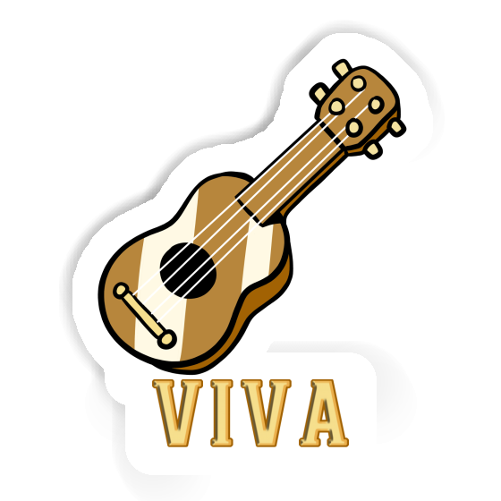 Viva Sticker Guitar Image