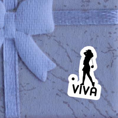 Sticker Golfer Viva Image