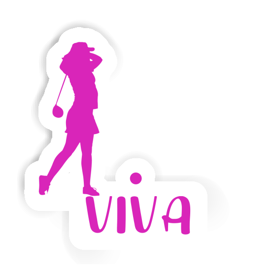 Viva Sticker Golfer Image