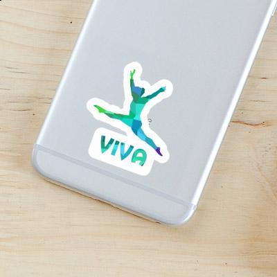 Gymnast Sticker Viva Notebook Image