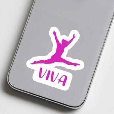 Sticker Viva Gymnast Laptop Image