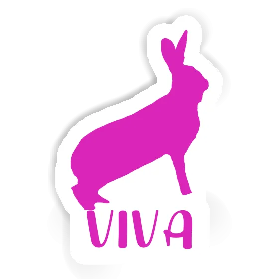 Sticker Rabbit Viva Laptop Image